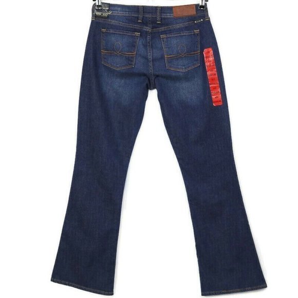 Lucky Brand Sofia Boot Jeans Stretch Dark 8 29‎ Regular - Picture 1 of 11